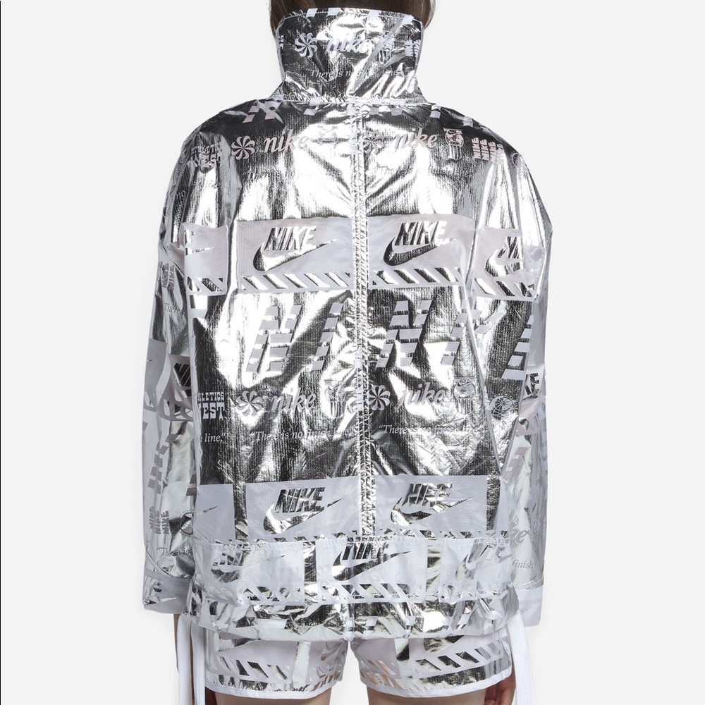 Nike jacket metallic
